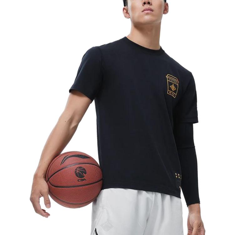 Li-Ning Jimmy Butler Fast Dry Basketball T-shirt 'Black' ATST091-7