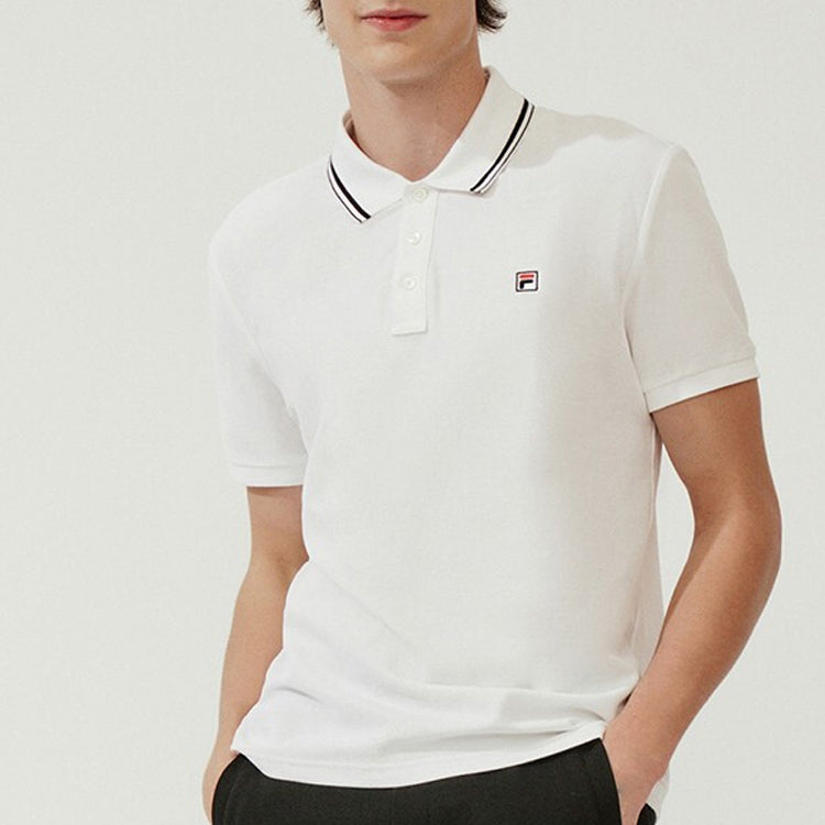 FILA Minimalistic Short Sleeve POLO White F11M018140F