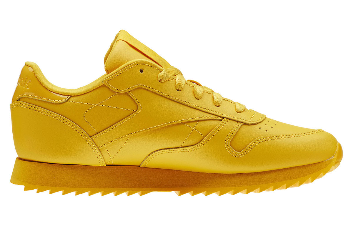 (WMNS) Reebok Classic Leather Running Shoes Yellow CN5123
