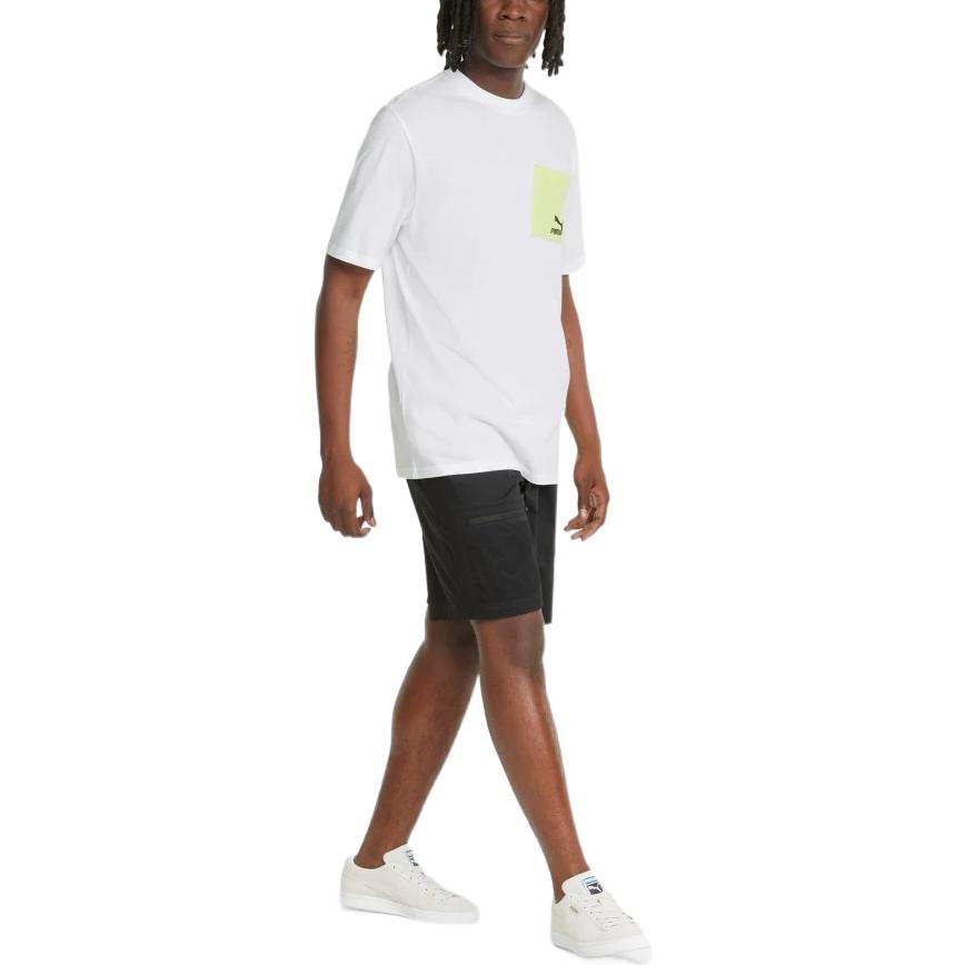 PUMA Nature Camp Pocket T-Shirt 'White' 536938-02
