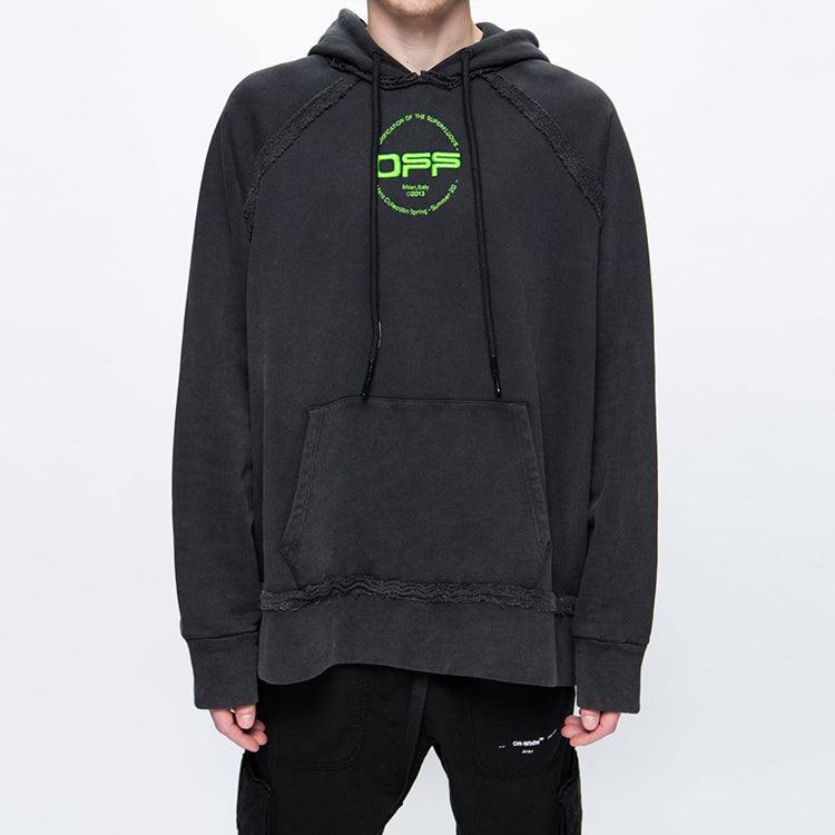 Off-White Hand Logo Incompiuto For Men Black OMBB057R20E300131088