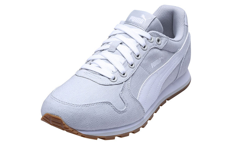 (WMNS) PUMA ST Runner Herringbone 'White Grey' 362390-02