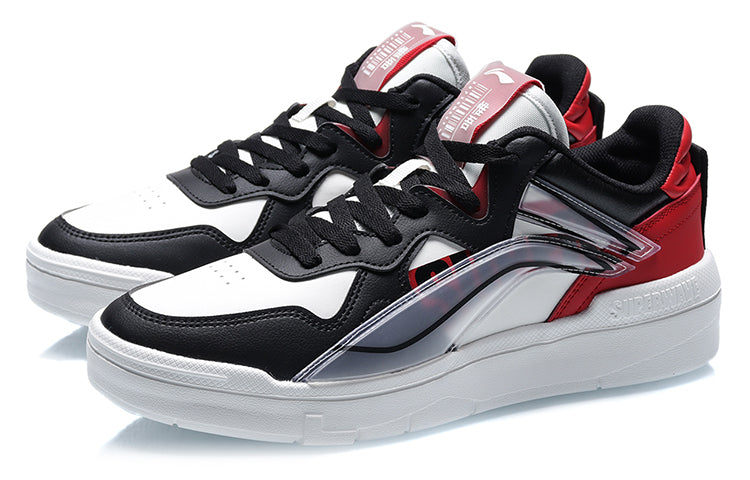 Li-Ning Superwave Low 'Black White Red' AECR003-2