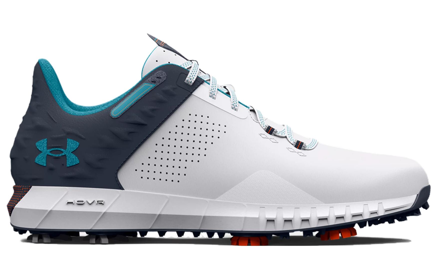 Under Armour HOVR Drive 2 Wide Golf Shoes 'White Teal' 3025078103