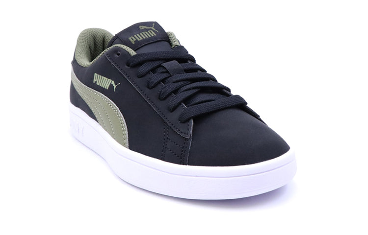 (GS) PUMA Smash v2 Buck Jr Sneakers Black/Green 365182-11