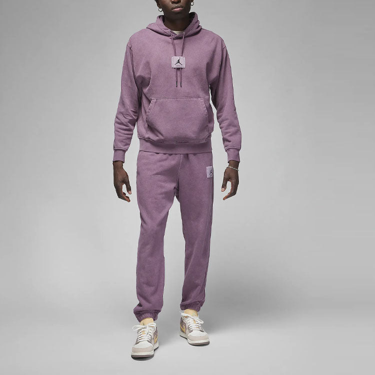 Air Jordan Statement Fleece Washed Pullover Hoodie 'Sky J Mauve' FB7290-508