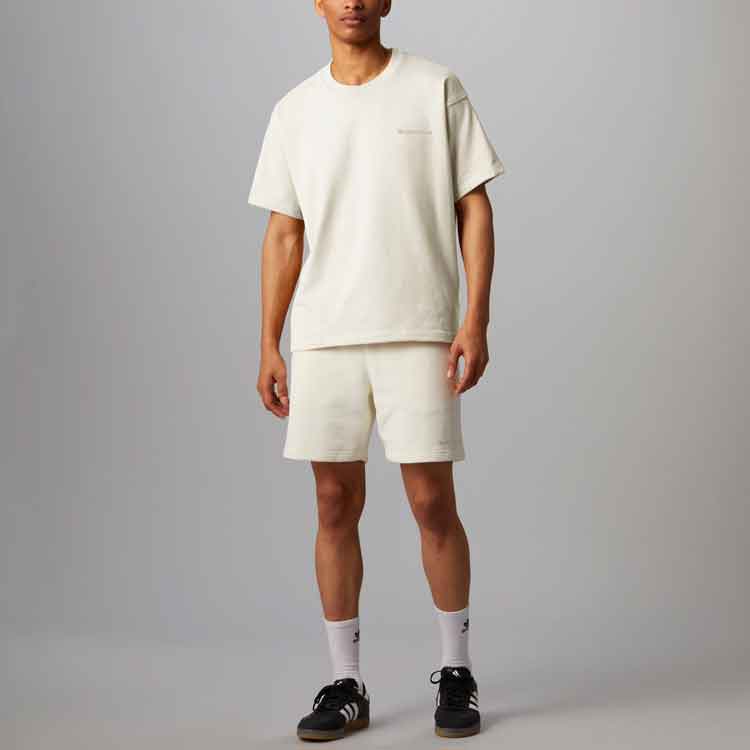 adidas x Pharrell Humanrace Small Logo T-Shirt 'Beige' HG1803