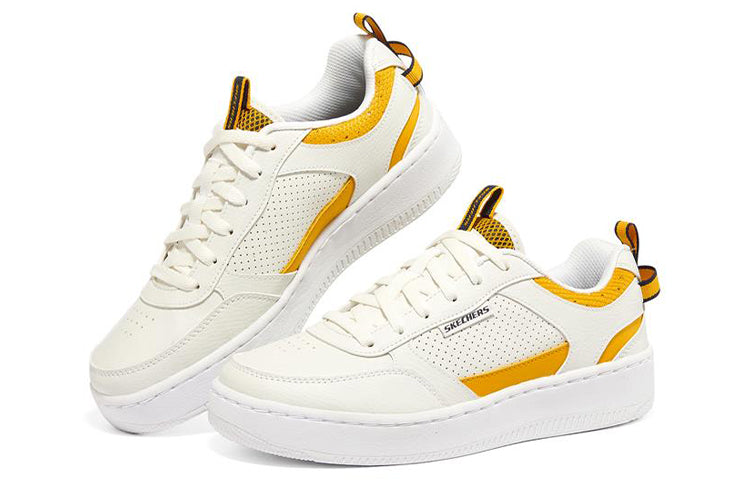 (WMNS) Skechers Sport Court 92 'White Orange' 149917-WYL