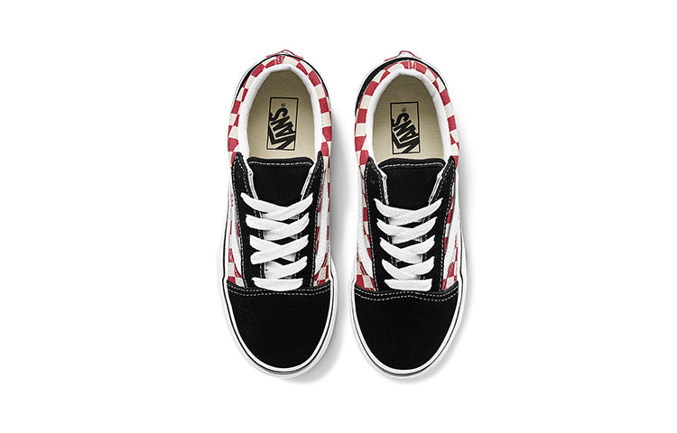 (PS) Vans Old Skool 'Checkerboard - Black Red' VN0A38HB35U