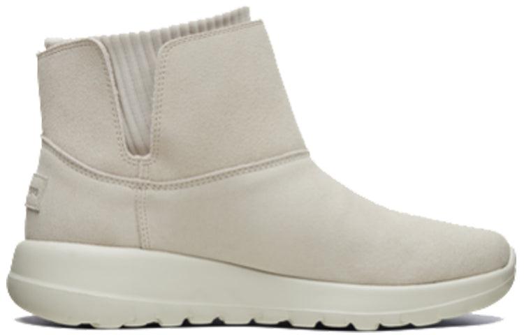 (WMNS) Skechers One The Go Socks Stitching Short Boots 'Grey' 16605-NAT