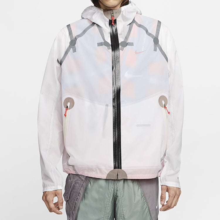 Nike Lab ISPA Inflate Jacket 'White Team Orange Soar' AO0815-100