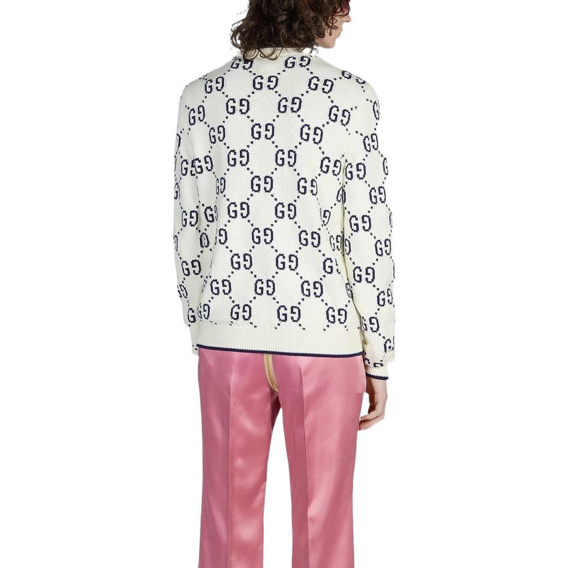 Gucci GG Cotton Knit Sweater 'Ivory Cotton' 694767-XKCDF-9145