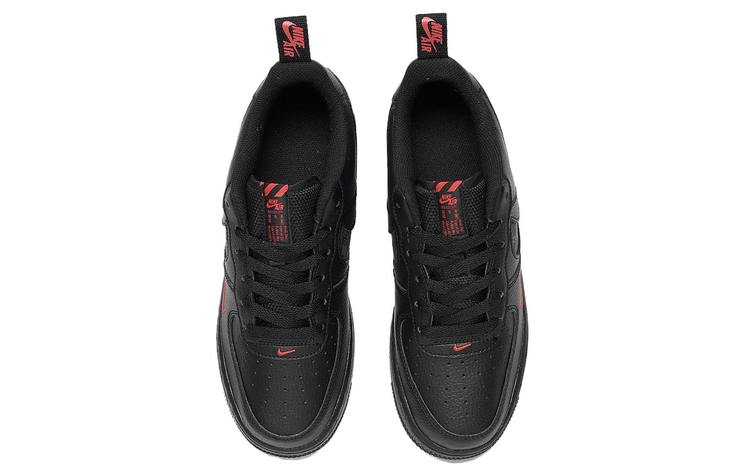 (GS) Nike Air Force 1 Low 'Black Light Crimson' FB8036-001