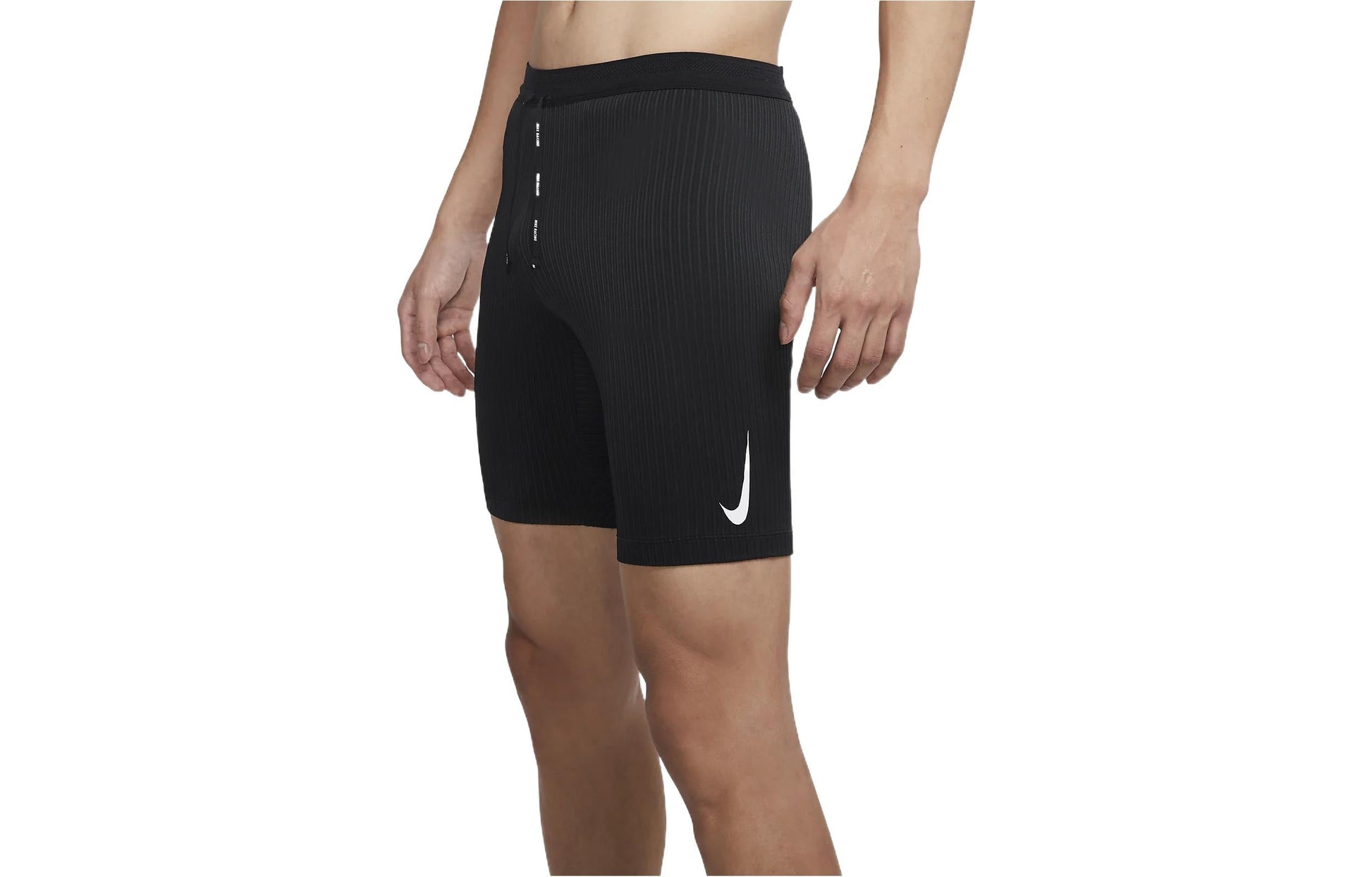Nike Dri-FIT Stripe Breathable Lacing Slim Fit Sports Shorts Black DM4623-010
