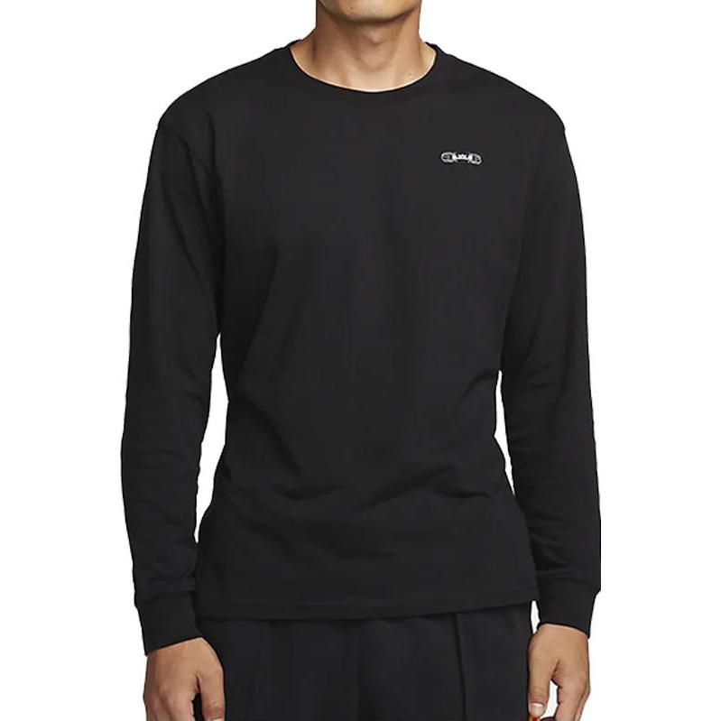 Nike graphic printed long sleeves shirt 'Black' DV9723-010
