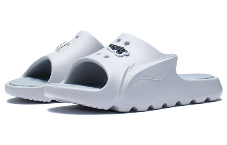 Li-Ning LNBB Sport Slides 'Grey' ABTS003-1