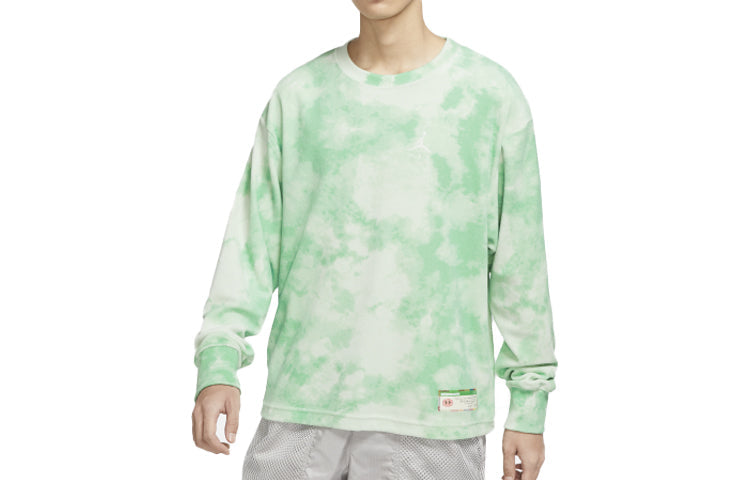 Air Jordan x J Balvin Tie Die Long Sleeves T-Shirt Asia Sizing 'Green' DR3103-316