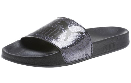 (WMNS) PUMA Leadcat Glitz Slide Black 367211-01
