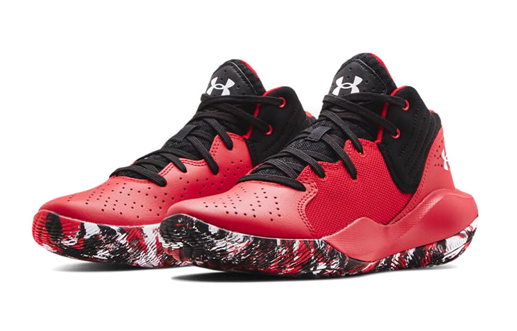 (GS) Under Armour Jet '21 'Red Black Camo' 3024794-600