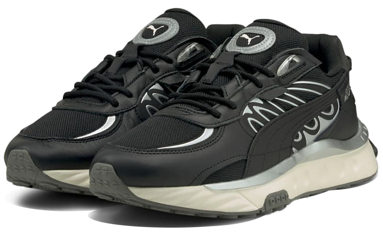 PUMA Wild Rider Techno 'Black Silver' 381596-02