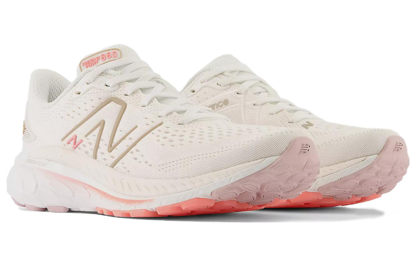 (WMNS)New Balance Fresh Foam x 860 V13 'White Beige Pink' W860L13
