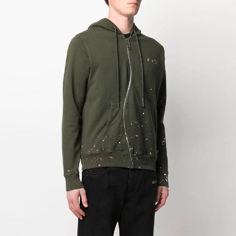 Men's Off-White SS21 Printing Green OMBE008S21FLE0025701