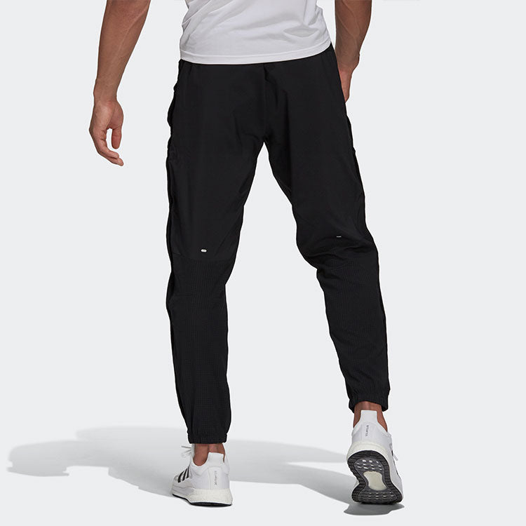 Men's adidas Fast Snap Pant Running Sports Pants/Trousers/Joggers Black GT9750
