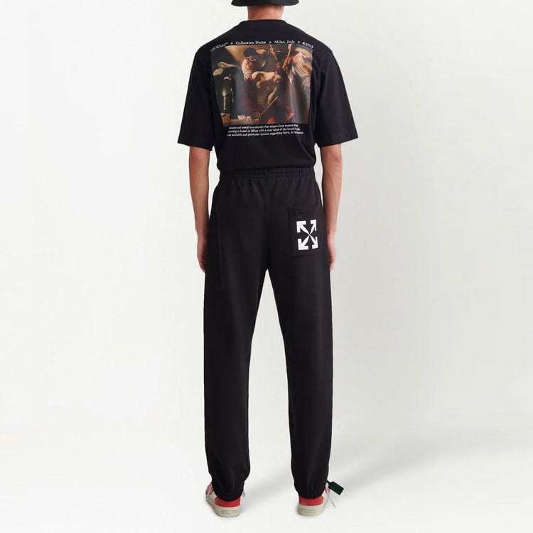 OffWhite SS22 Bundle Feet Sports Pants 'Black' OMCH043C99FLE0011001