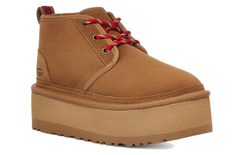 (WMNS) UGG Neumel Heritage Platform Boots 'Chestnut' 1130604-CHE