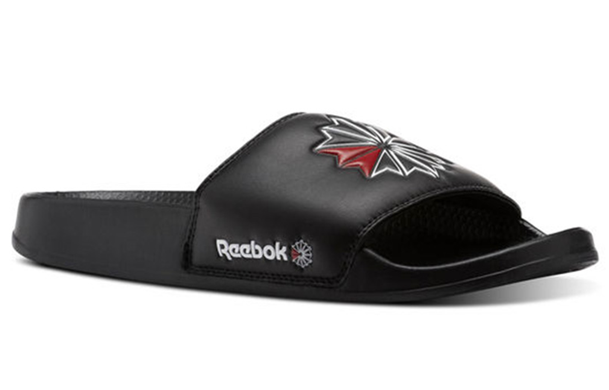 Reebok Classic Slide Cozy Non-Slip Outdoor Sports Slippers Black CN0739