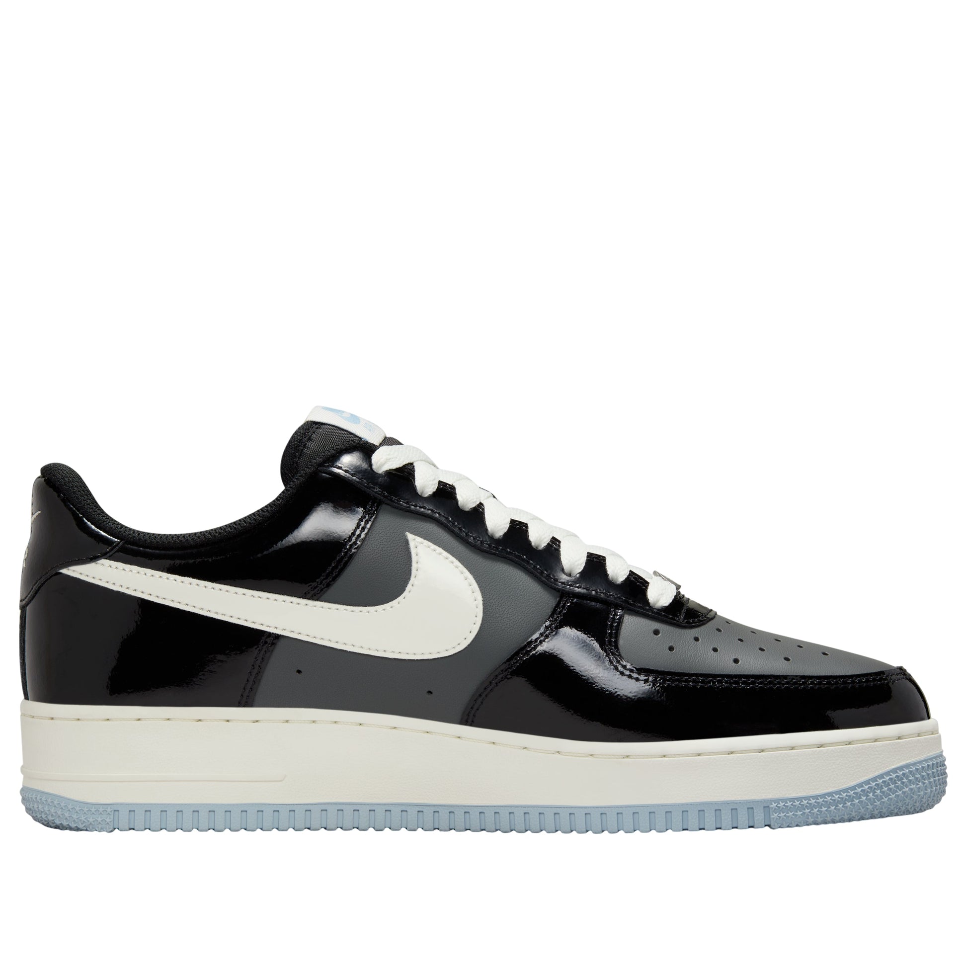 Nike Air Force 1 Low 'Black Iron Grey Patent' IB7676-001
