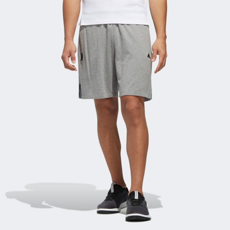 Men's adidas WJ SHT KN Sports Stylish Woven Shorts Gray DY8767