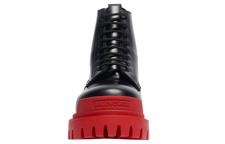 Balenciaga Strike Martin Boots Black/Red 589338WA9671066