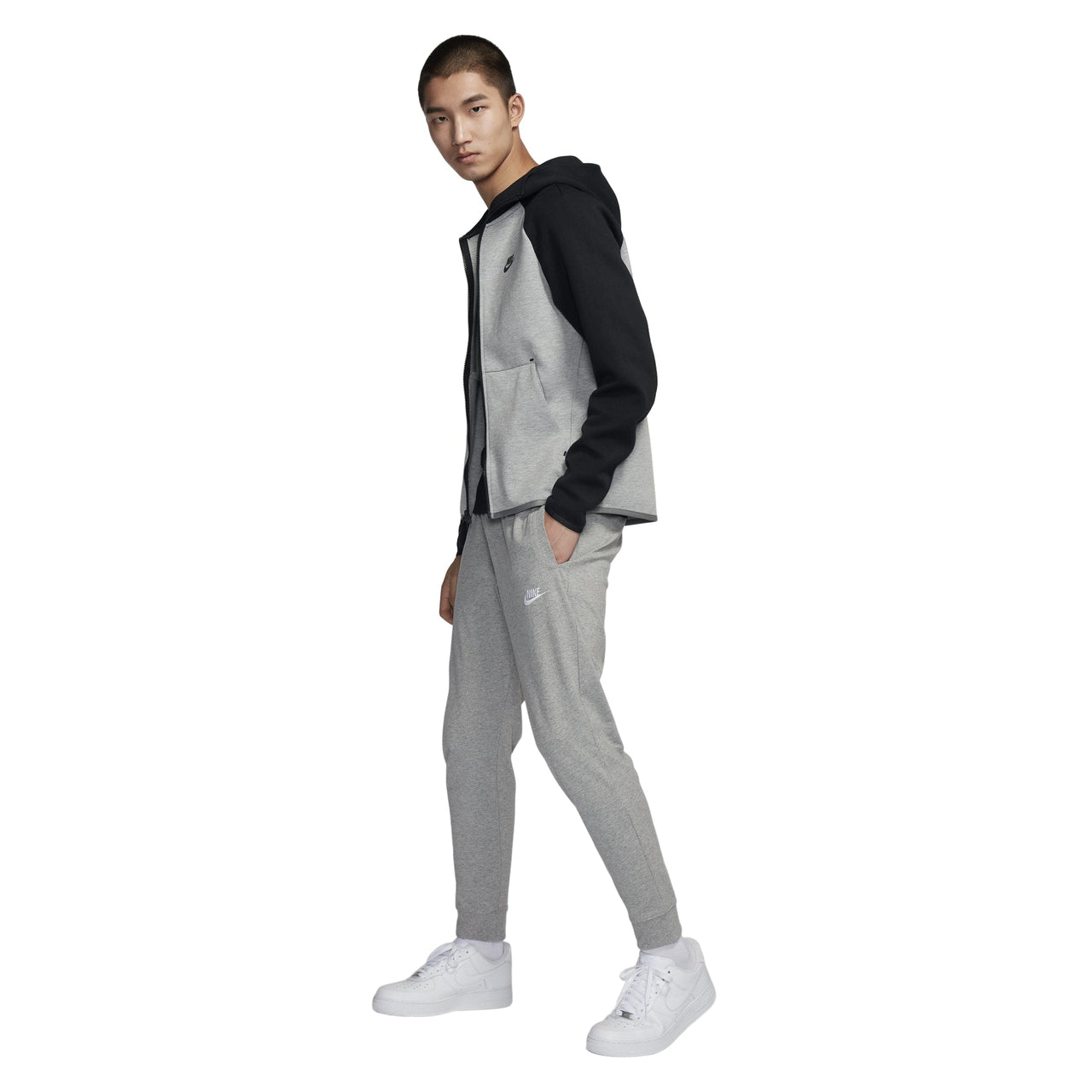 Nike Sportswear Club Knit Lacing Sports Long Pants dark grey Gray BV2763-063