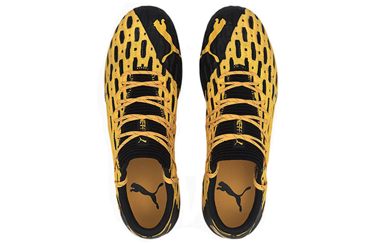 PUMA Future 5.1 Netfit Low FG 'Black Yellow' 105791-02