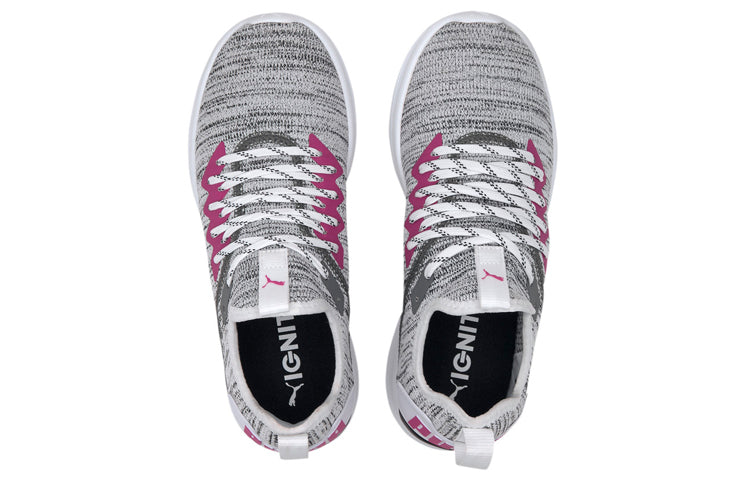 (WMNS) PUMA Ignite Flash Evoknit 'Grey Red' 190511-23