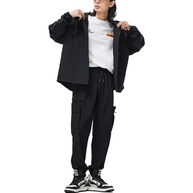Li-Ning Lifestyle Fashion Cargo Pants 'Balck' AYKT131-5