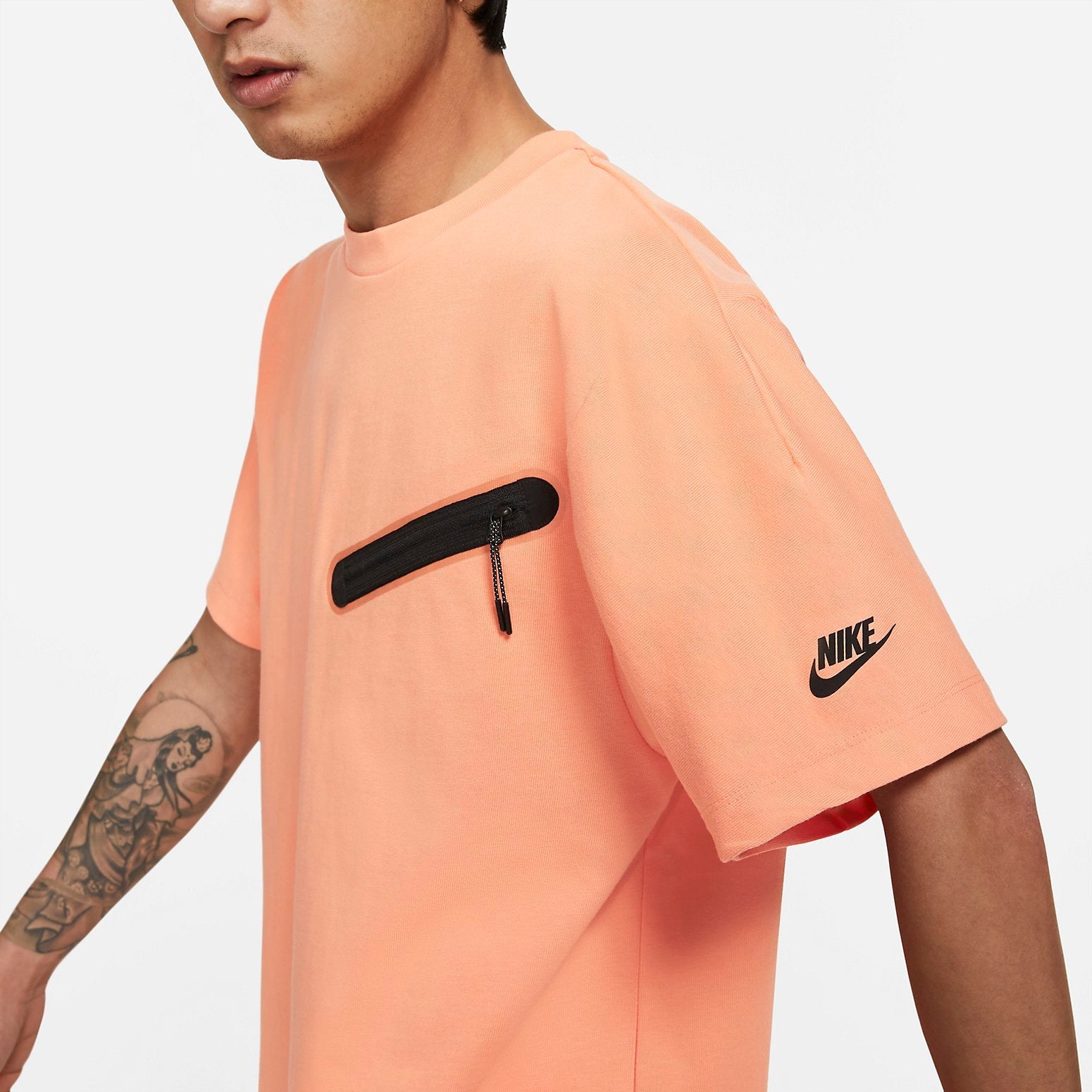 Nike Sportswear Solid Straight T-shirt 'Orange' DA0798-835