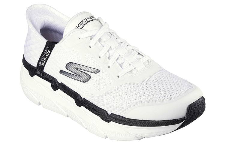 Skechers Max Cushioning Premier Slip-Ins 'White Black' 220313-WBK