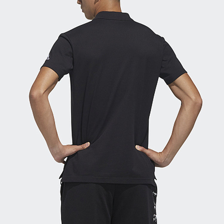adidas M MH BSC Sports Solid Color Short Sleeve Black FM5418