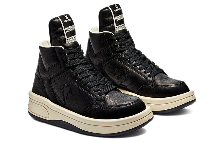 Converse Rick Owens x TURBOWPN Mid 'Black Cloud Cream' 172342C