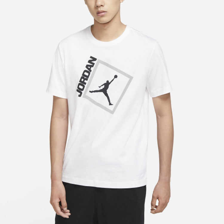 Air Jordan Jumpman Box Ss Leisure Sports Short Sleeve Men's White DA9901-100