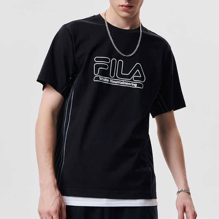 FILA FUSION x White Mountaineering Logo Tee T11M137103F-BK