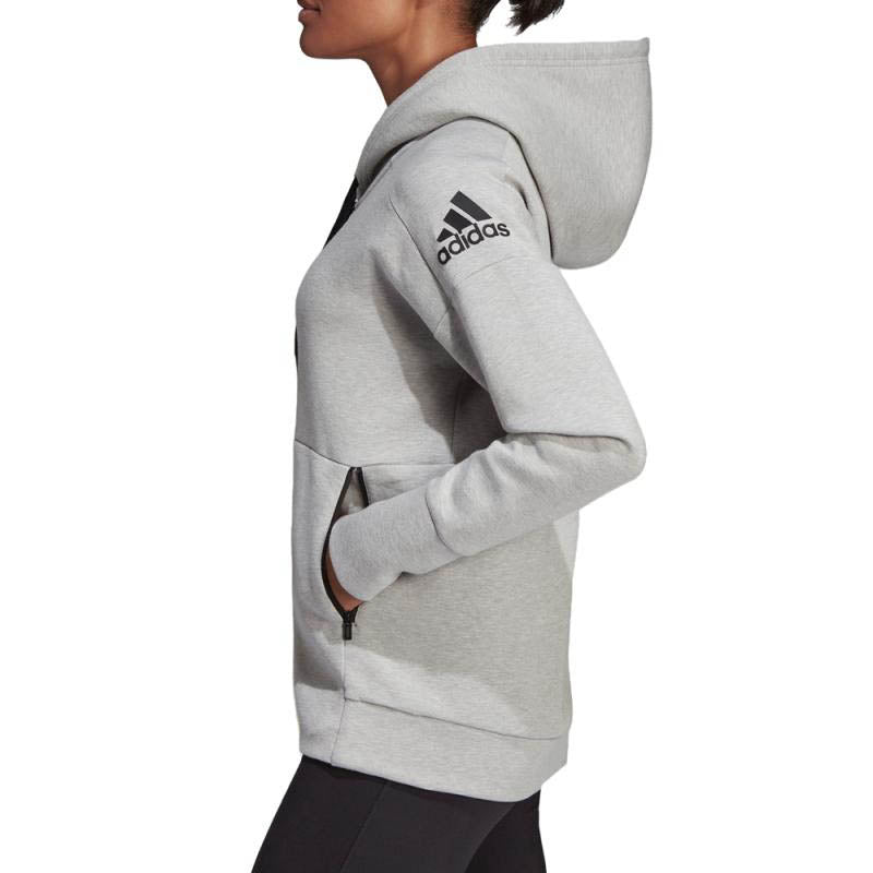 (WMNS) adidas Sports Stylish Gray Jacket CZ2938