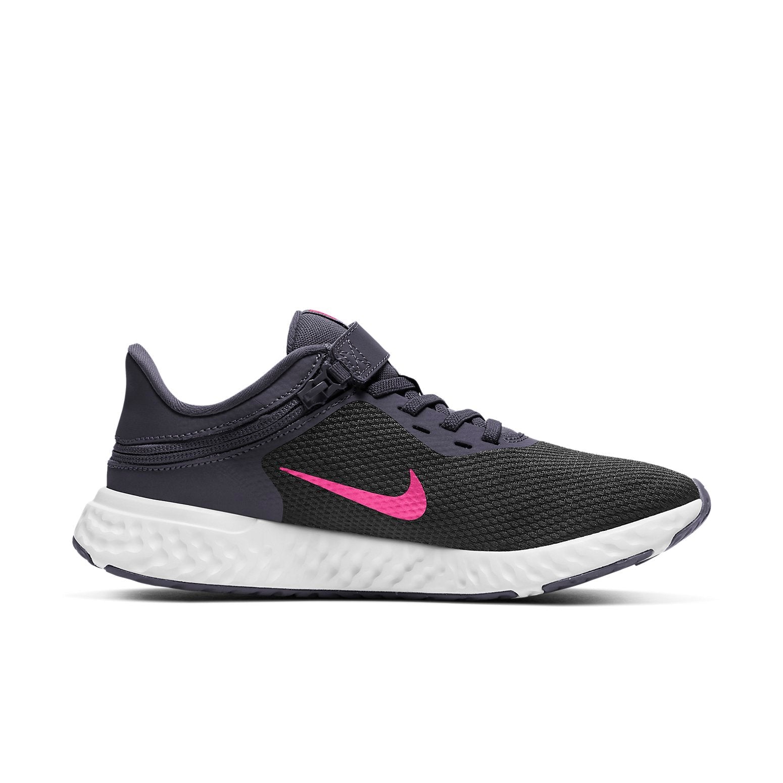 (WMNS) Nike Revolution 5 FlyEase 'Black Pink' BQ3212-014