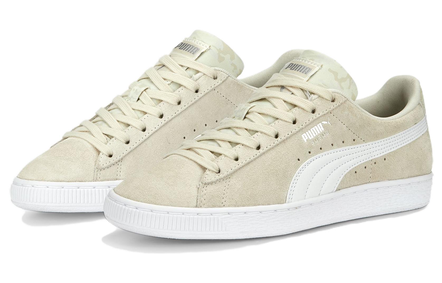 (WMNS) PUMA Suede 'Camo - Vapor Grey' 389843-01