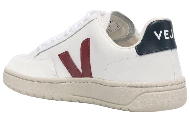 Veja V-12 Leather 'White Marsala Nautico' XD0201955A