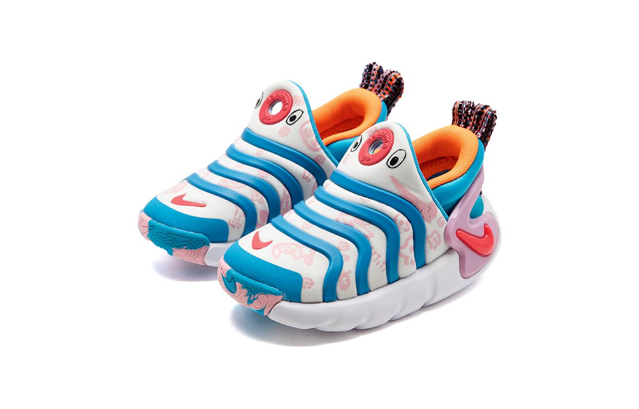 (TD) Nike Dynamo Go Shoes 'White Blue Pink' DZ2864-100