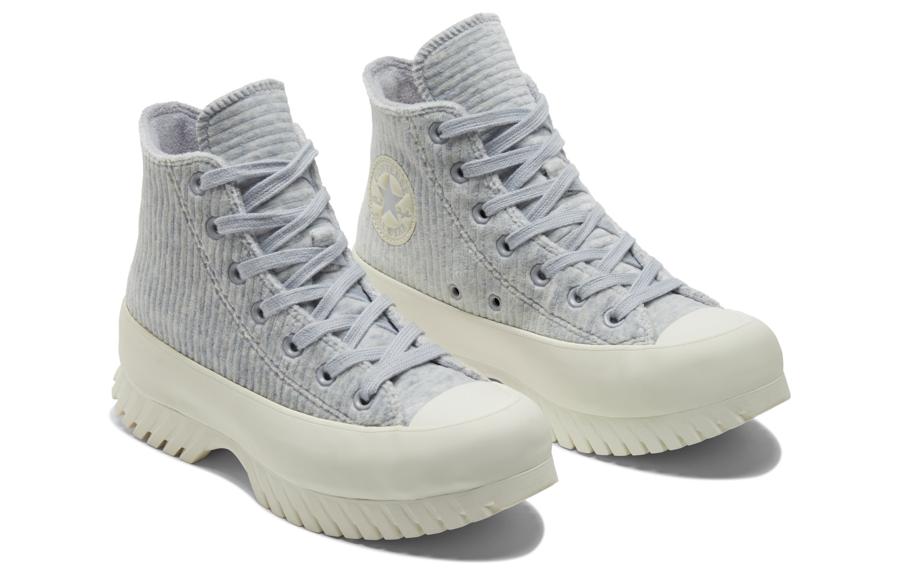 Converse Chuck Taylor All Star Lugged 2.0 High 'Striped Knit - Gravel' A01347C