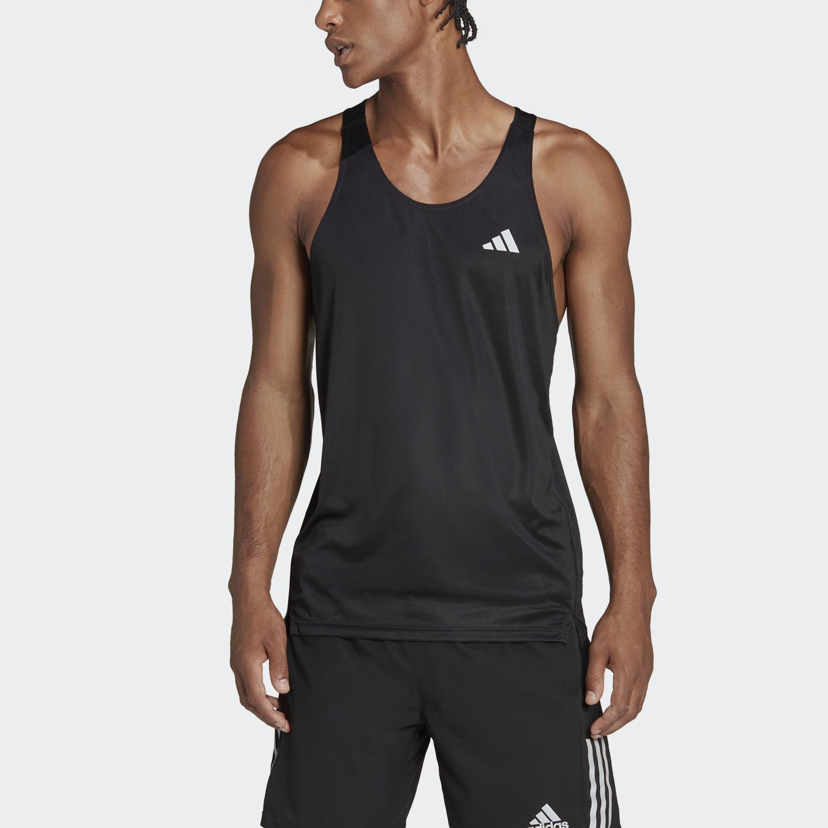 adidas Own the Run Singlet 'Black' HM8437